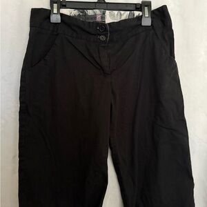 Full Tilt Black Button-Up Trousers